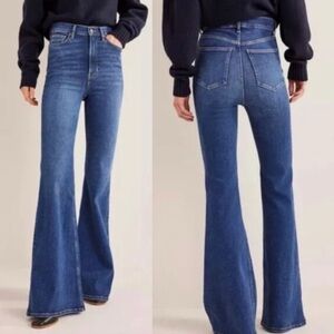 Boden Ultra High Rise Super Flared Jeans